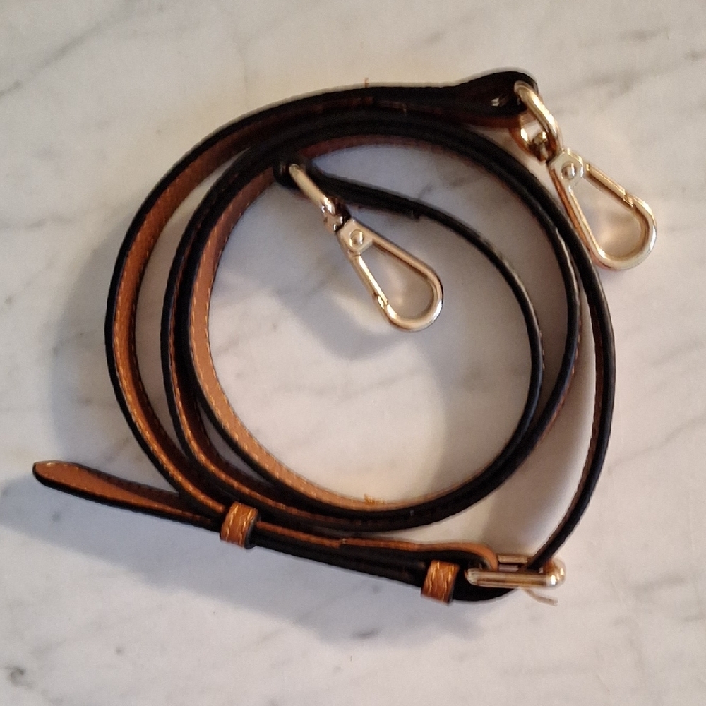 Pebbled Leather Brown Satchel - Picture 6 of 8